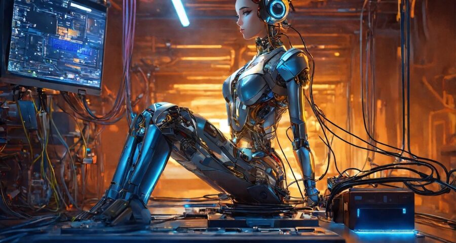 Inteligência artificial representando diferentes formas de tratamento digital em saúde na era da tecnologia